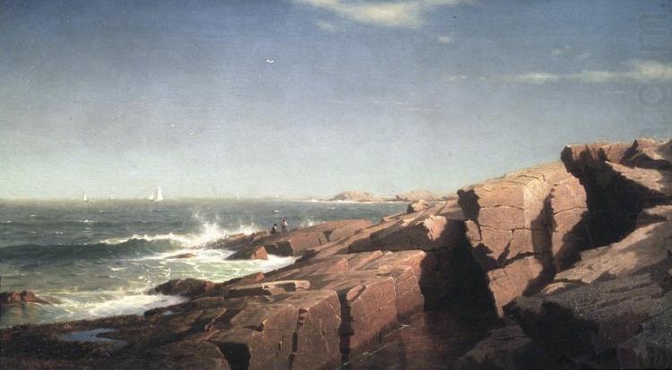 Rocks at Nahant, William Stanley Haseltine